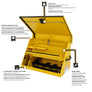 DeWalt 30" x 15" Triangle Toolbox in Yellow