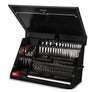 36 x 17 in. Steel Triangle® Toolbox Black with Black accents