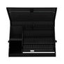 36 x 17 in. Steel Triangle® Toolbox Black with Black accents