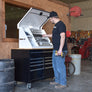 36 x 17 in. Steel Triangle® Toolbox in White
