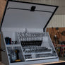 Tool chest with organized tools in a workshop setting