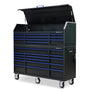 72 x 20 in. 16-Drawer Tool Cabinet