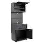 1-Drawer, 3-Door Workstation