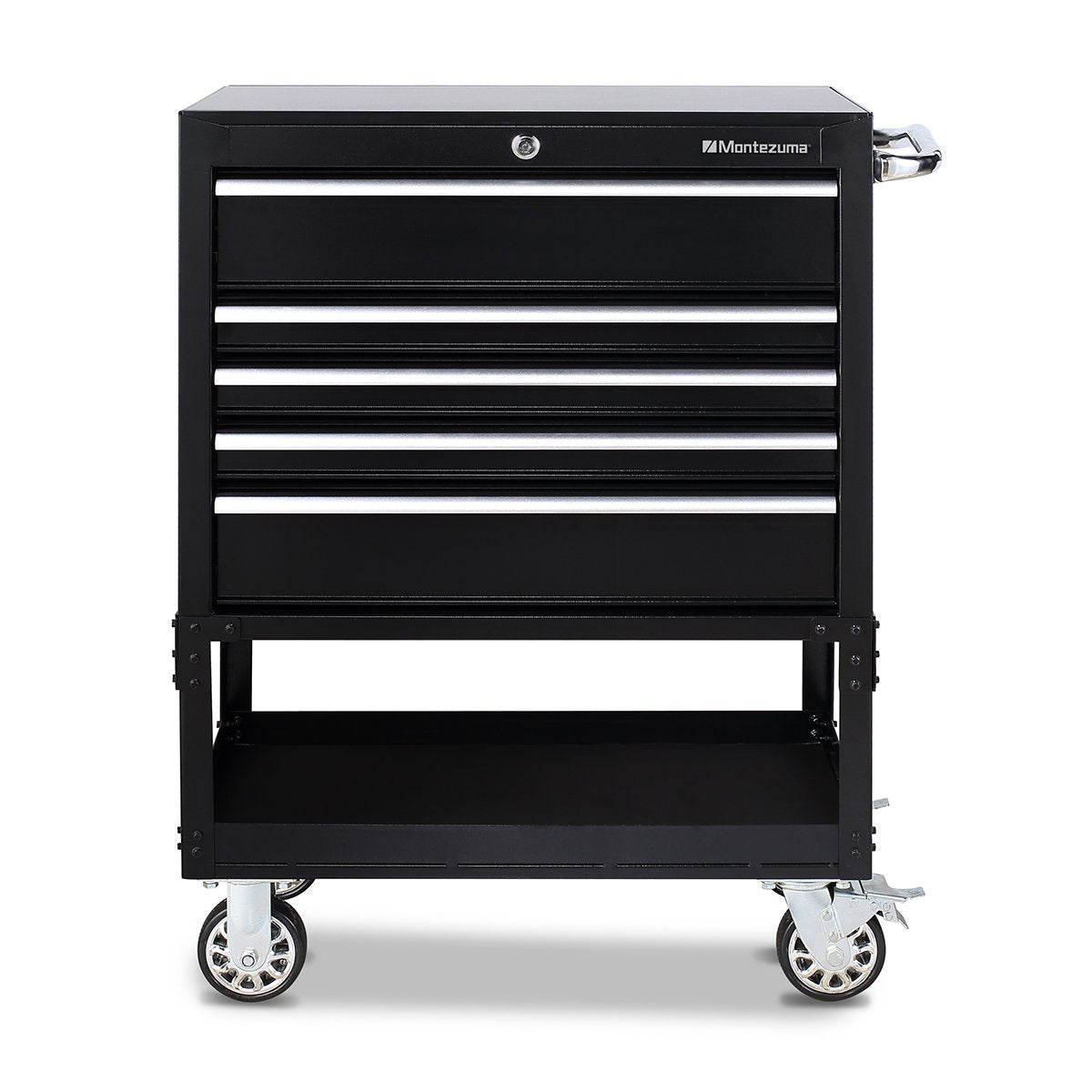 30 in. 5-Drawer Utility Cart – Montezuma® Toolboxes & Tool Storage
