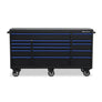 72 x 20 in. 16-Drawer Tool Cabinet