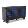 72 x 20 in. 16-Drawer Tool Cabinet