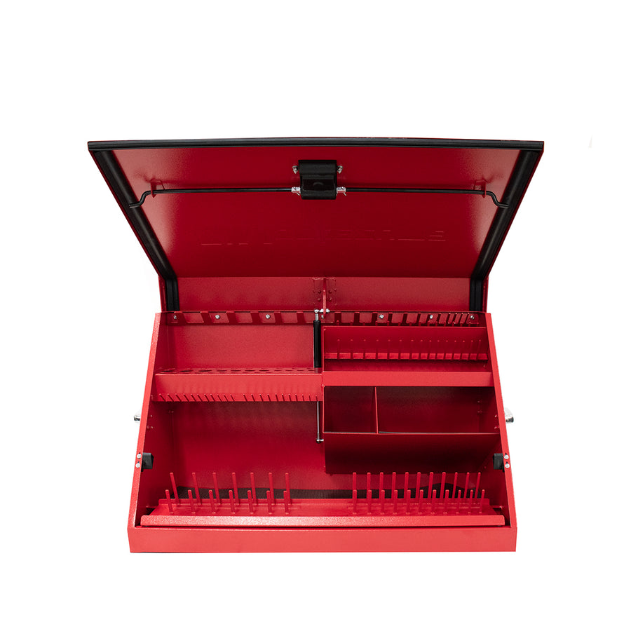 30 x 15 in. Steel Triangle Toolbox in Red