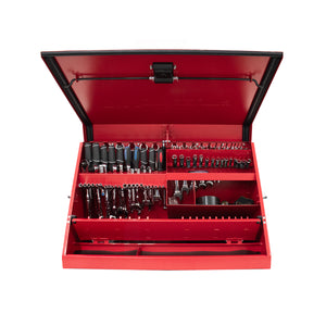 30 x 15 in. Steel Triangle Toolbox in Red