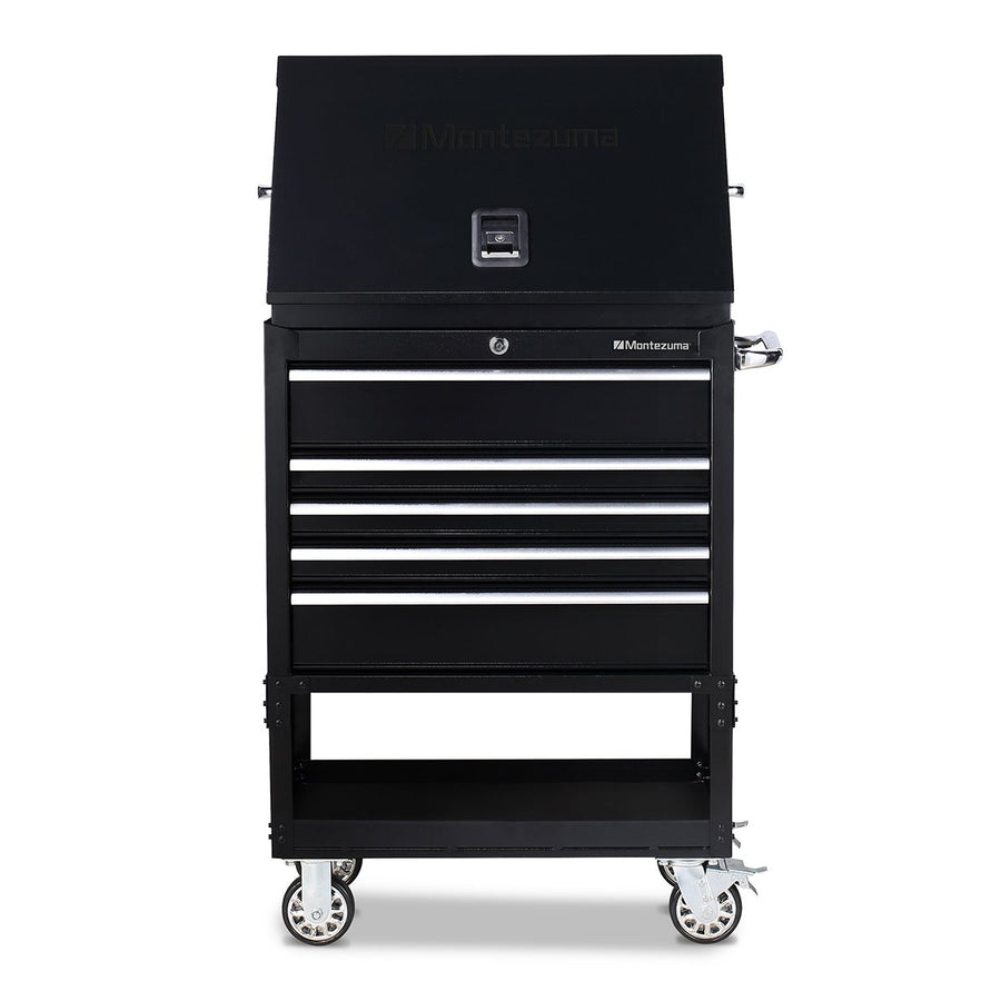 30 x 15 in. Steel Triangle Toolbox and 30 in. 5-Drawer Utility Cart Combo