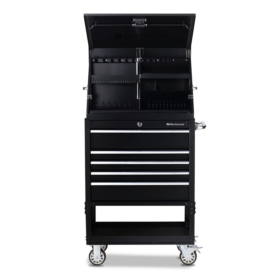30 x 15 in. Steel Triangle Toolbox and 30 in. 5-Drawer Utility Cart Combo