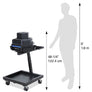 3-Tier Steel Mobile Revolving Tool Cart