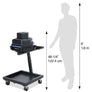3-Tier Steel Mobile Revolving Tool Cart