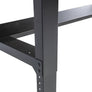 6 ft. Adjustable Height Steel Workbench with Solid Wood Work Top