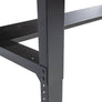 6 ft. Adjustable Height Steel Workbench with Solid Wood Work Top