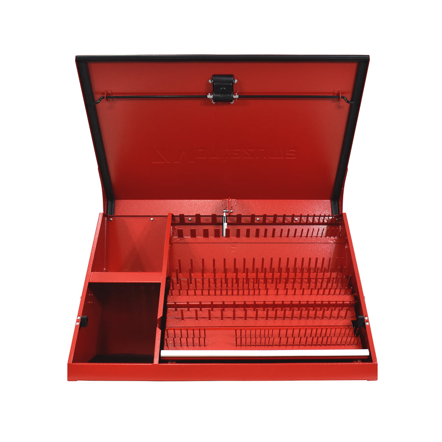 36 x 17 in. Steel Triangle Toolbox in Red