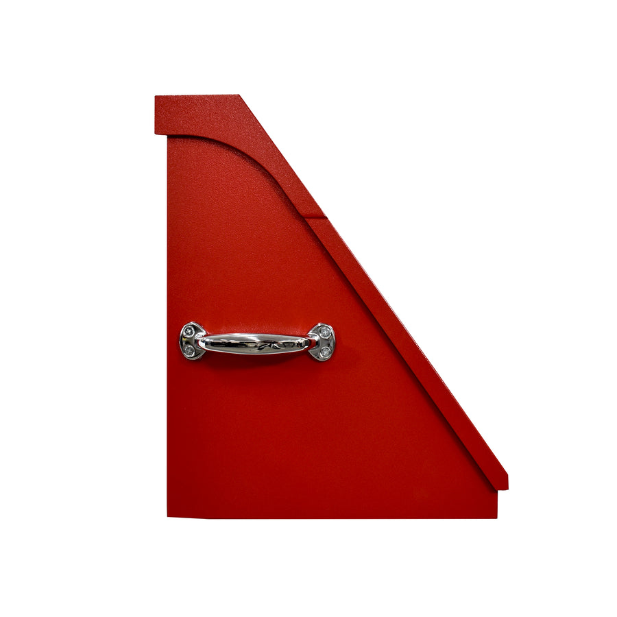 36 x 17 in. Steel Triangle Toolbox in Red