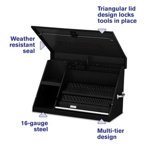 36 x 17 in. Steel Triangle Toolbox and 36 in. 5-Drawer Utility Cart Combo