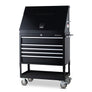 Montezuma portable triangle toolbox with utility cart