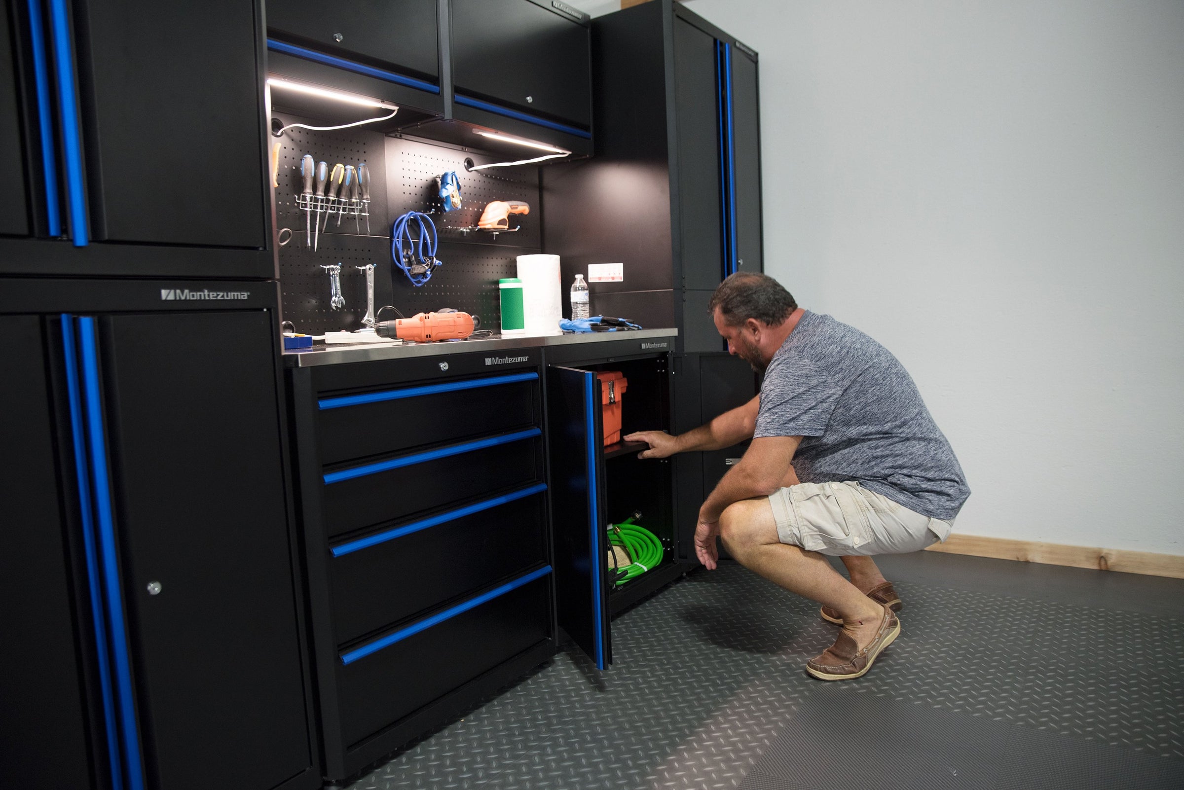 Montezuma garage storage cabinets and units