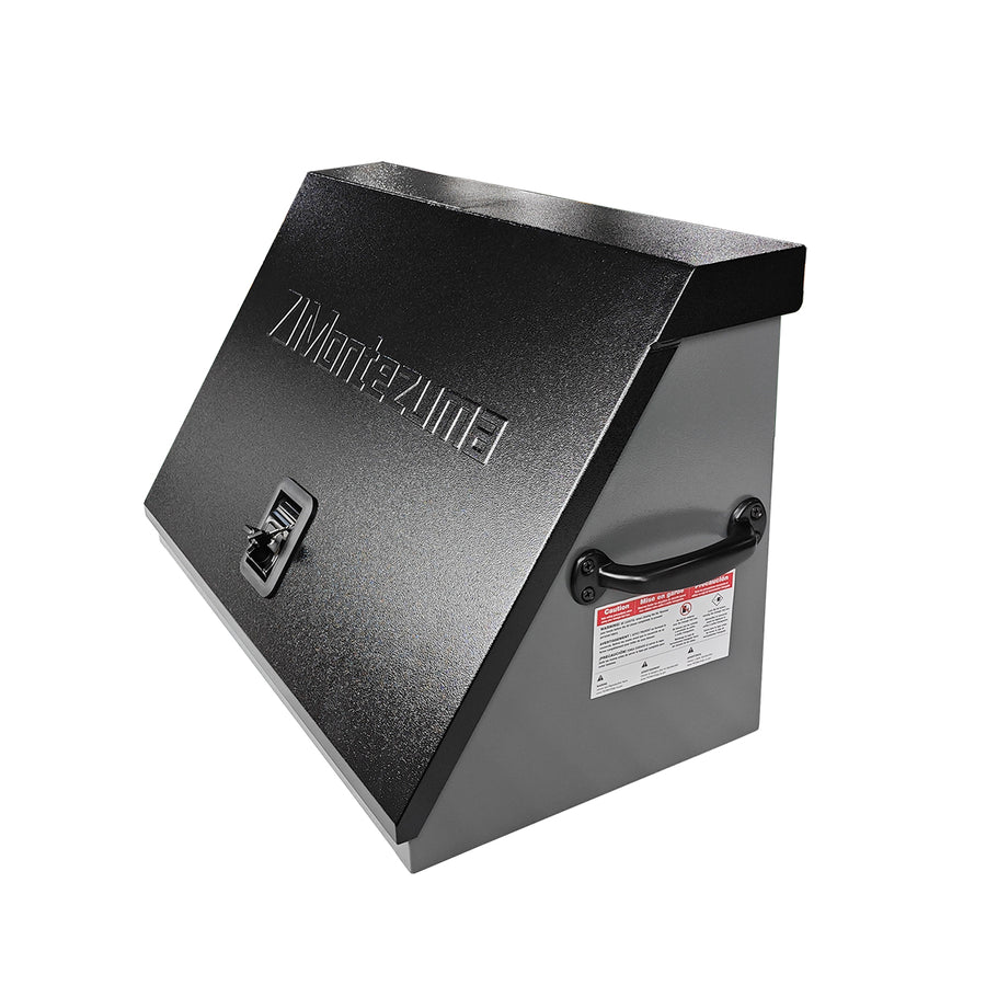 30 x 15 in. Steel Triangle® Toolbox in Black and Gray