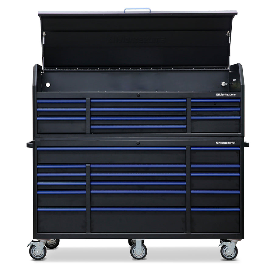 72 x 20 in. 16-Drawer Tool Cabinet