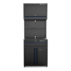 1-Drawer, 3-Door Workstation