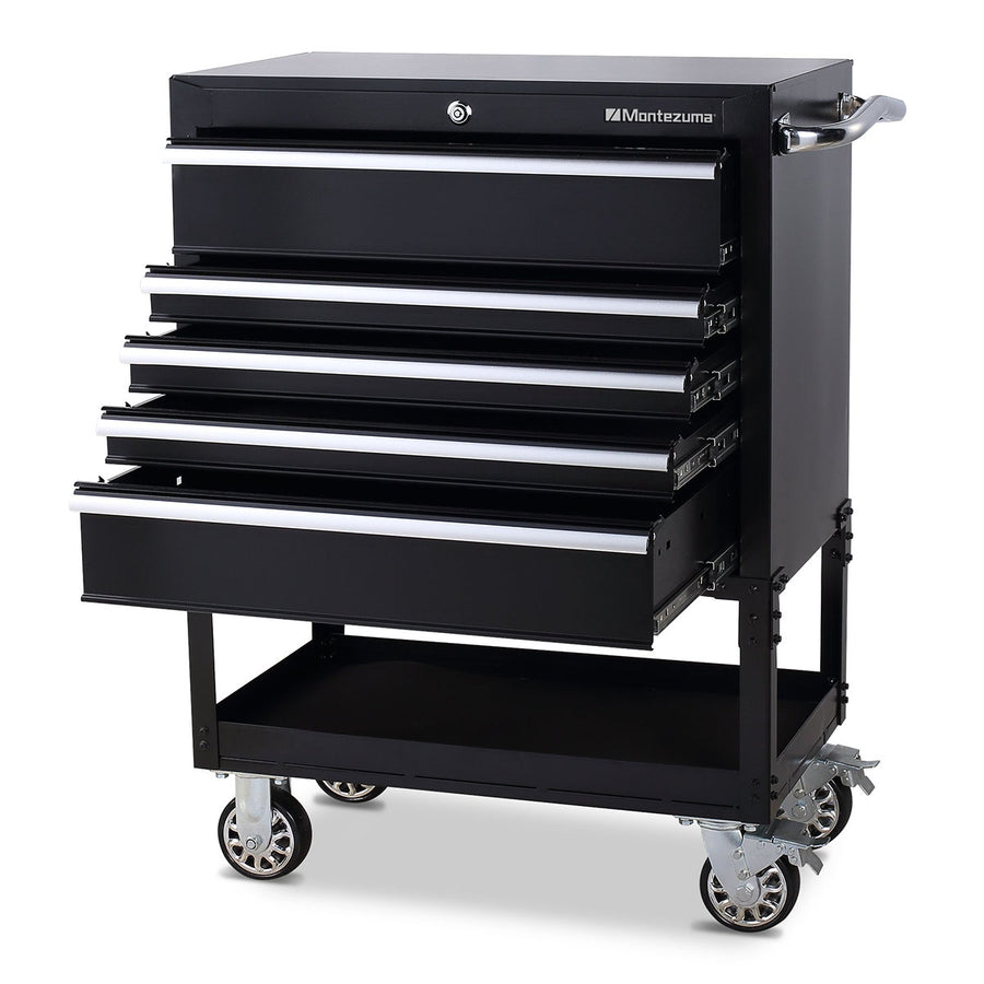 30 in. 5-Drawer Utility Cart