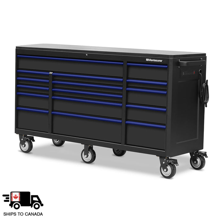 72 x 24 in. 16-Drawer Tool Cabinet