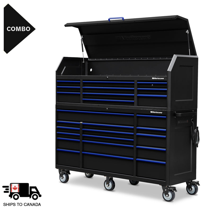 72 x 24 in. 26-Drawer Tool Combo