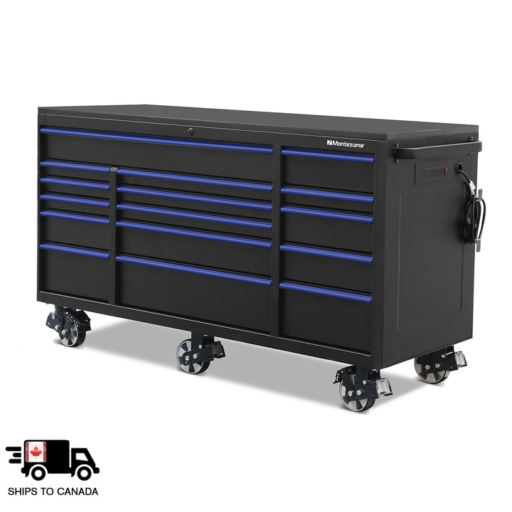 72 x 30 in. 16-Drawer Tool Cabinet