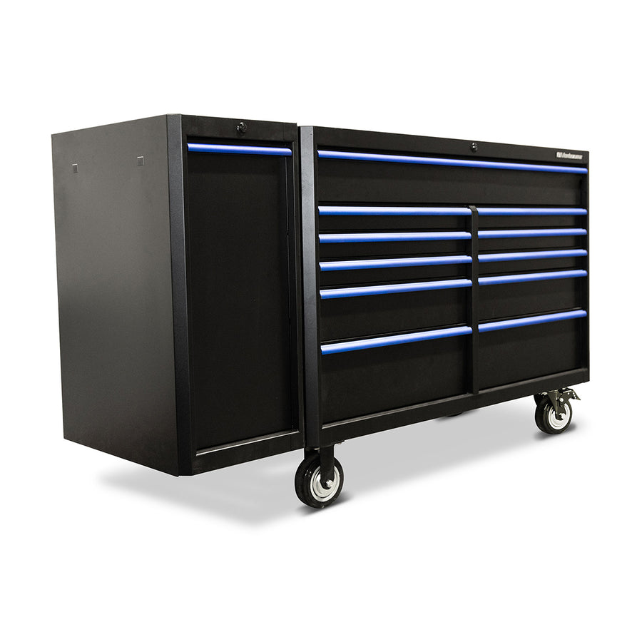 Montezuma tool storage side cabinet with drawer
