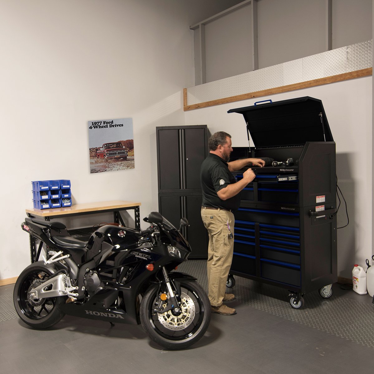 4 wheel tool shop cart