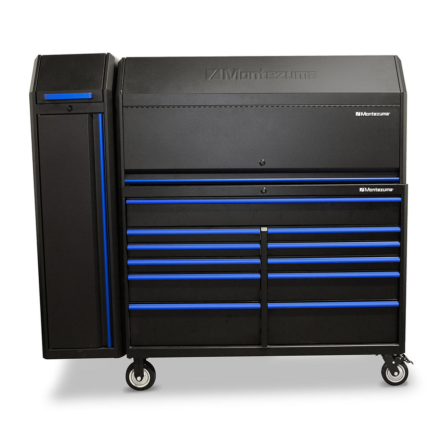 Montezuma tool cabinet side locker with drawers