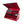 30 x 15 in. Steel Triangle Toolbox in Metallic Red