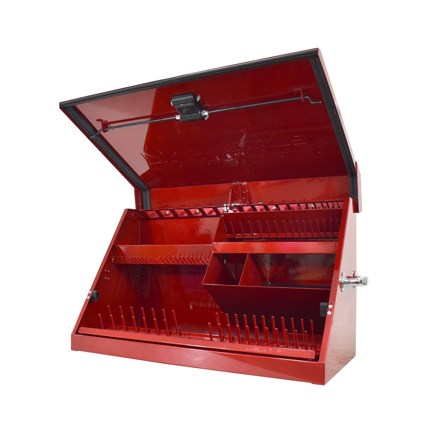 30 x 15 in. Steel Triangle® Toolbox in Metallic Red