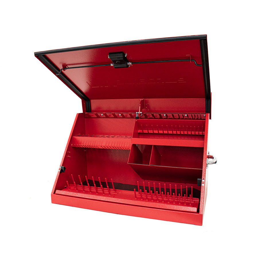 30 x 15 in. Steel Triangle Toolbox in Red