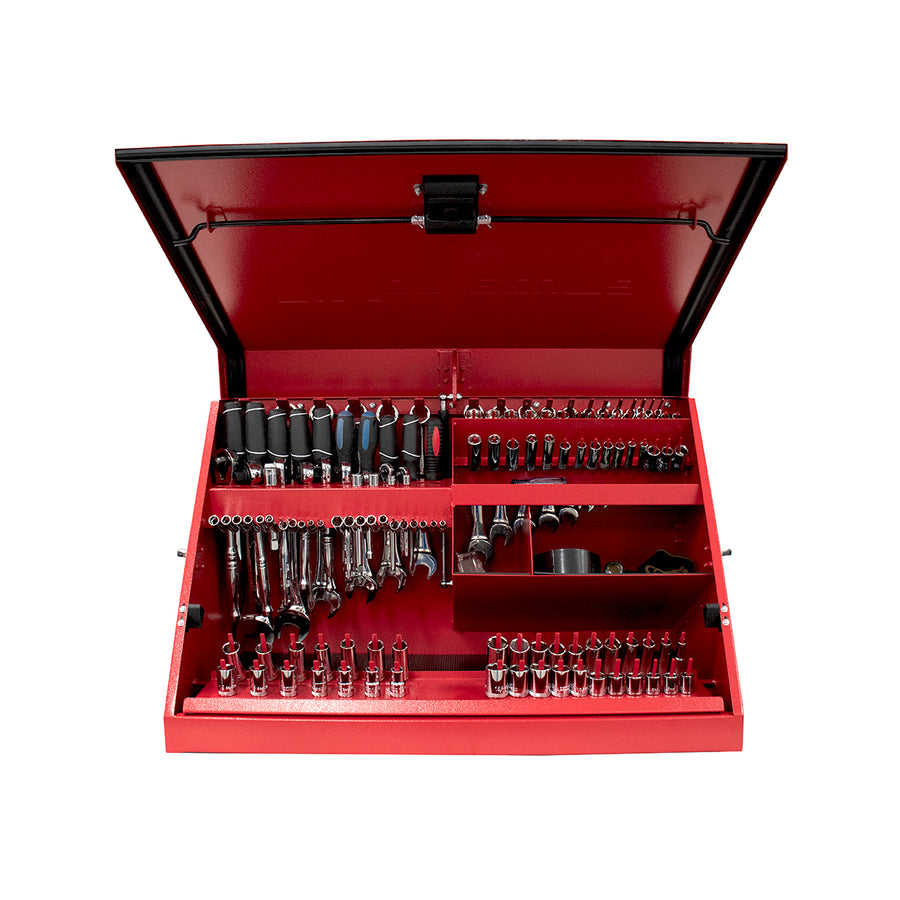 30 x 15 in. Steel Triangle Toolbox in Red