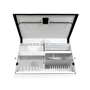 30 x 15 in. Steel Triangle Toolbox in White