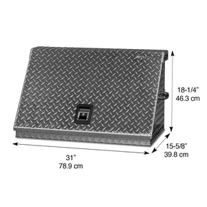 30 x 15 in. Aluminum Triangle Toolbox