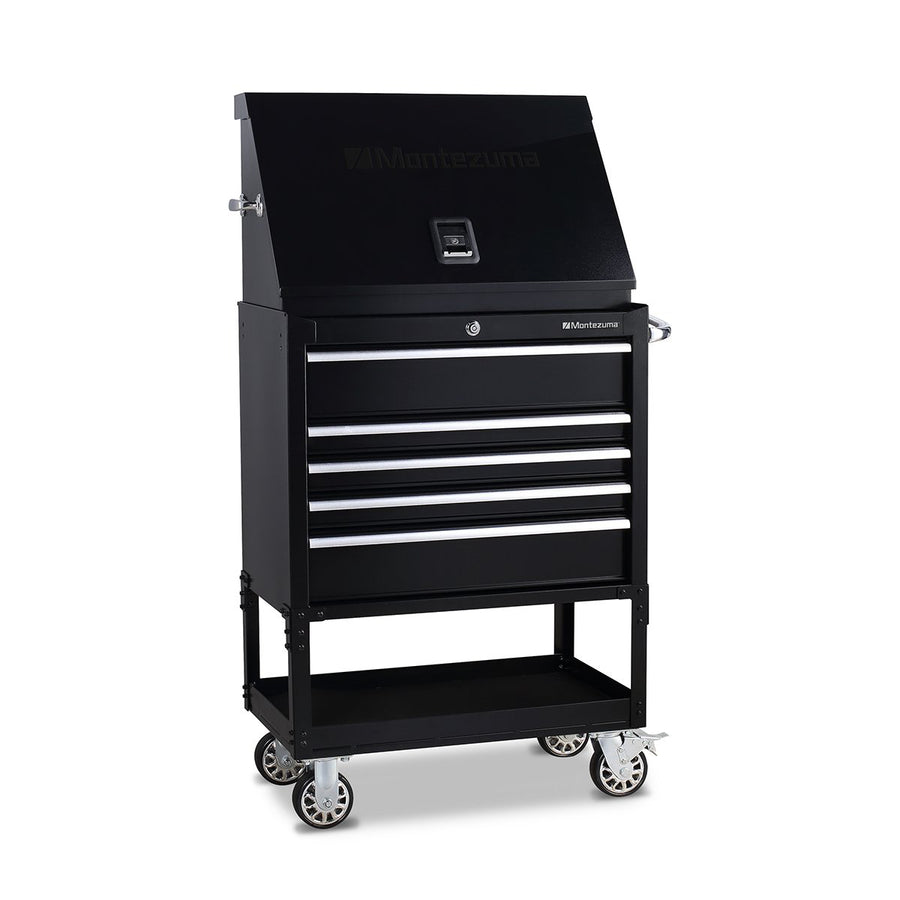 30 x 15 in. Steel Triangle® Toolbox and 30 in. 5-Drawer Utility Cart Combo