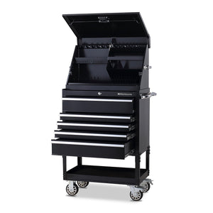 30x15 in. Steel Triangle Toolbox & 30 in. 5-Drawer Utility Cart