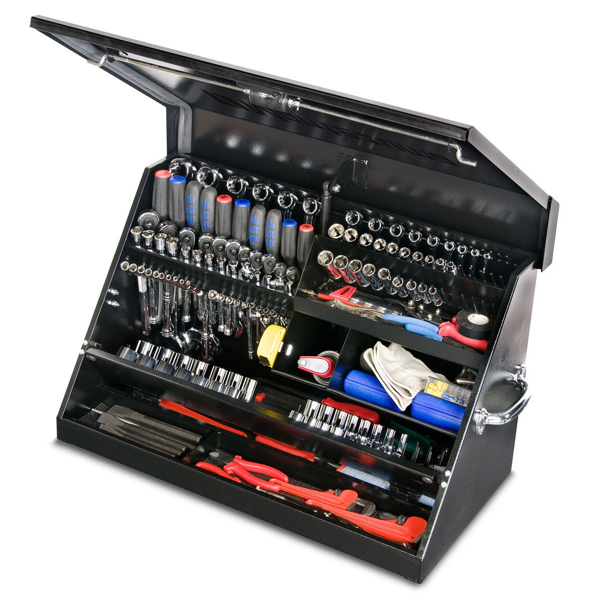 30 in. 0-Drawer Portable Tool Box in Black Powder Coated 30 in. 0-Drawer Portable Tool Box in Black Powder Coated