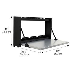 Fold Down Workstation