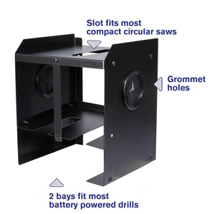 2-Bay Power Tool Organizer
