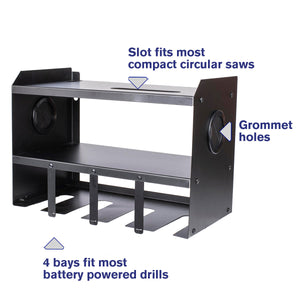 4-Bay Power Tool Organizer