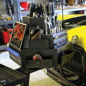 Chariot à outils rotatif mobile à 3 niveaux en acier – Boîtes à outils et  le rangement d'outils Montezuma®