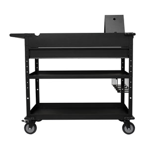 40 in. Mobile Work Cart with Power Tool Holder