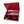 36 x 17 in. Steel Triangle Toolbox in Red