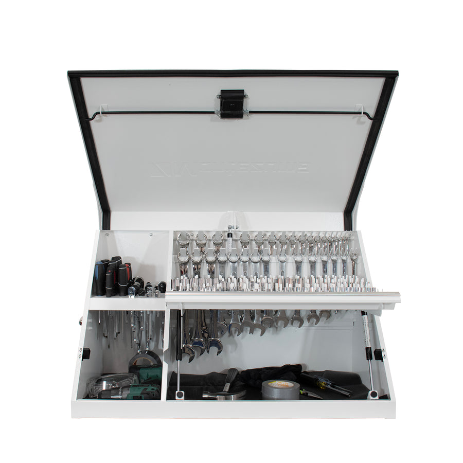 36 x 17 in. Steel Triangle® Toolbox in White