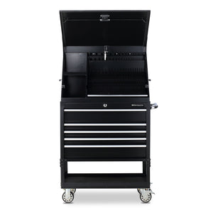 36x17 in. Steel Triangle Toolbox & 36 in. 5-Drawer Utility Cart Combo –  Montezuma